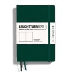 Тефтер Leuchtturm1917 Natural Colors Forest Green, A5, твърди корици, бели страници