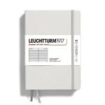 Тефтер Leuchtturm1917 Natural Colors Light Grey, A5, твърди корици, на редове