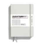 Тефтер Leuchtturm1917 Natural Colors Light Grey, A5, твърди корици, на точки