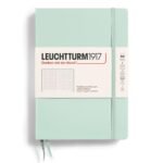 Тефтер Leuchtturm1917 Natural Colors Mint Green, A5, твърди корици, на точки