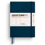 Тефтер Leuchtturm1917 New Colours 2025 - Deep Sea, A5, твърди корици, изчистени страници