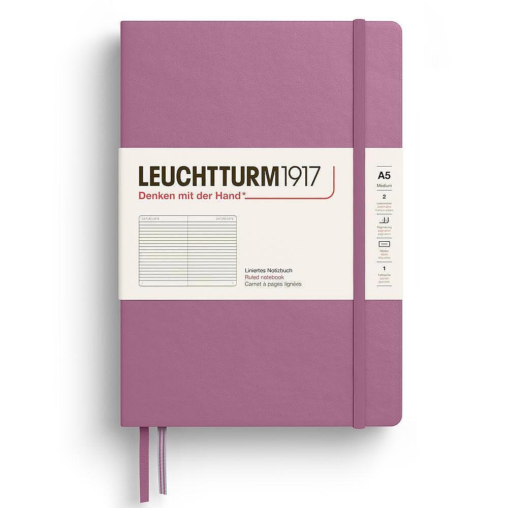 tefter-leuchtturm1917-new-colours-2025-dusty-rose-a5-tvardi-korici-image_6732264c1cff6 Тефтер Leuchtturm1917 New Colours 2025 - Dusty Rose, A5, твърди корици, на редове - Image 1
