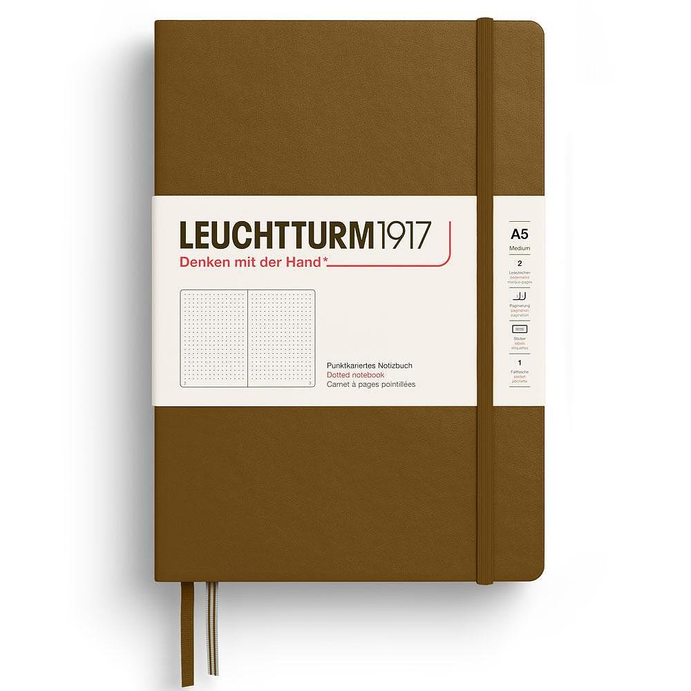tefter-leuchtturm1917-new-colours-2025-dusty-rose-a5-tvardi-korici-na-tocki-copy-67322e98b1d6a Тефтер Leuchtturm1917 New Colours 2025 -Spice Brown, A5, твърди корици, на точки - Image 1