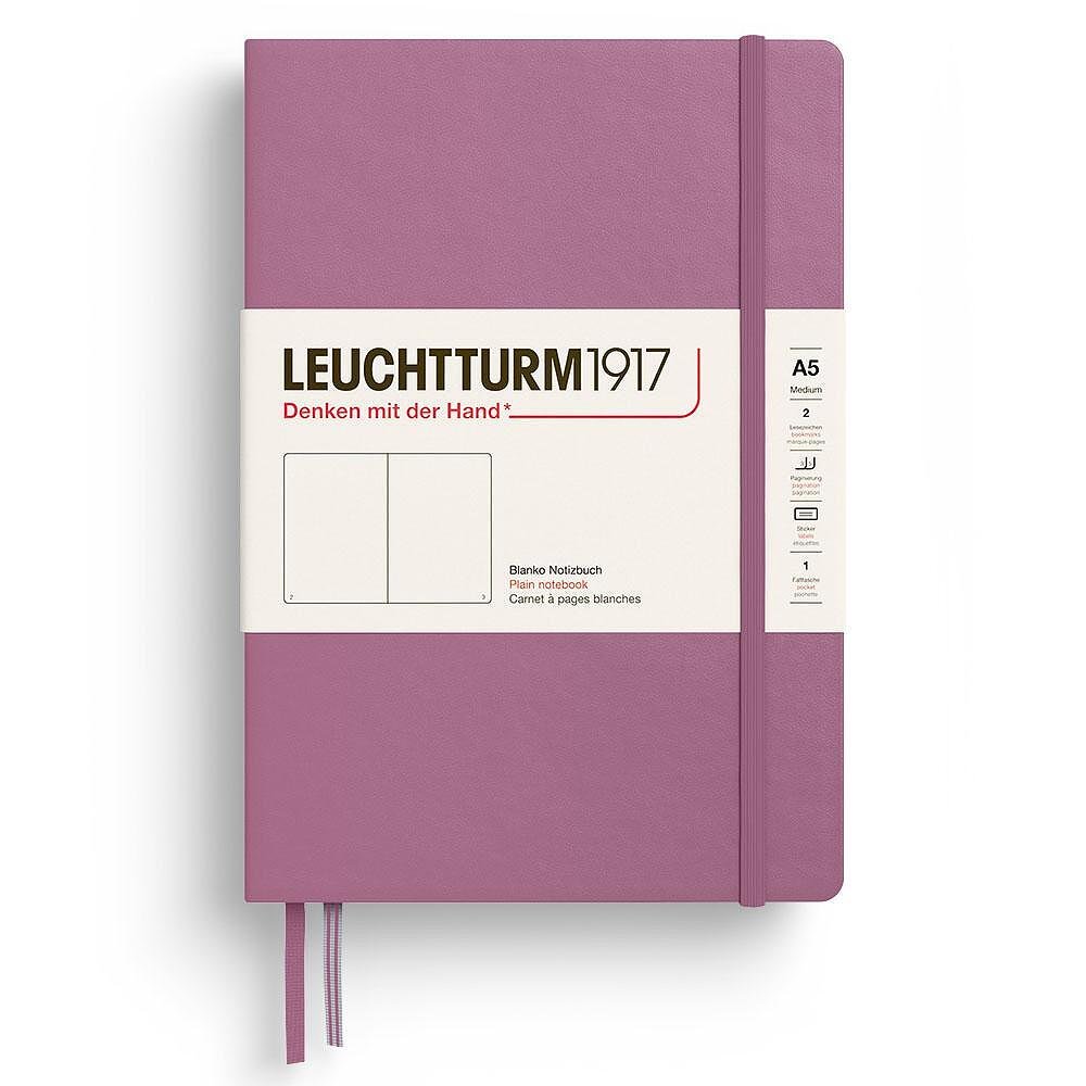 tefter-leuchtturm1917-new-colours-2025-dusty-rose-a5-tvardi-korici-na-tocki-copy-67ea744df09ea Тефтер Leuchtturm1917 New Colours 2025 - Dusty Rose, A5, твърди корици, изчистени страници - Image 1