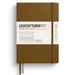 Тефтер Leuchtturm1917 New Colours 2025 - Spice Brown, A5, твърди корици, на редове