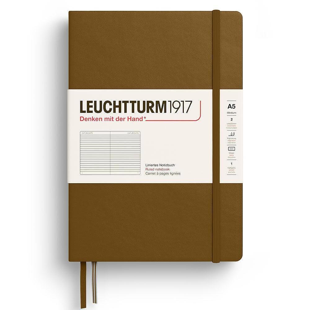 tefter-leuchtturm1917-new-colours-2025-spice-brown-a5-tvardi-korici-image_6732264119657 Тефтер Leuchtturm1917 New Colours 2025 - Spice Brown, A5, твърди корици, на редове - Image 1