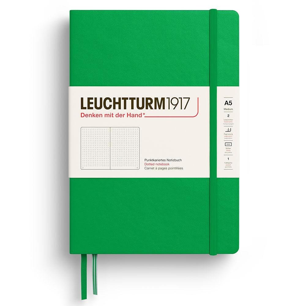 tefter-leuchtturm1917-new-colours-2025-spice-brown-a5-tvardi-korici-na-tocki-copy-67322f4c1ca3e Тефтер Leuchtturm1917 New Colours 2025 -Spring Leaf, A5, твърди корици, на точки - Image 1