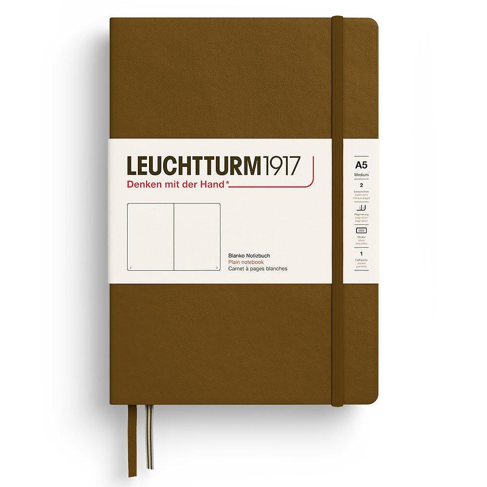 tefter-leuchtturm1917-new-colours-2025-spice-brown-a5-tvardi-korici-na-tocki-copy-67ea7750bf428 Тефтер Leuchtturm1917 New Colours 2025 -Spice Brown, A5, твърди корици, изчистени страници - Image 1