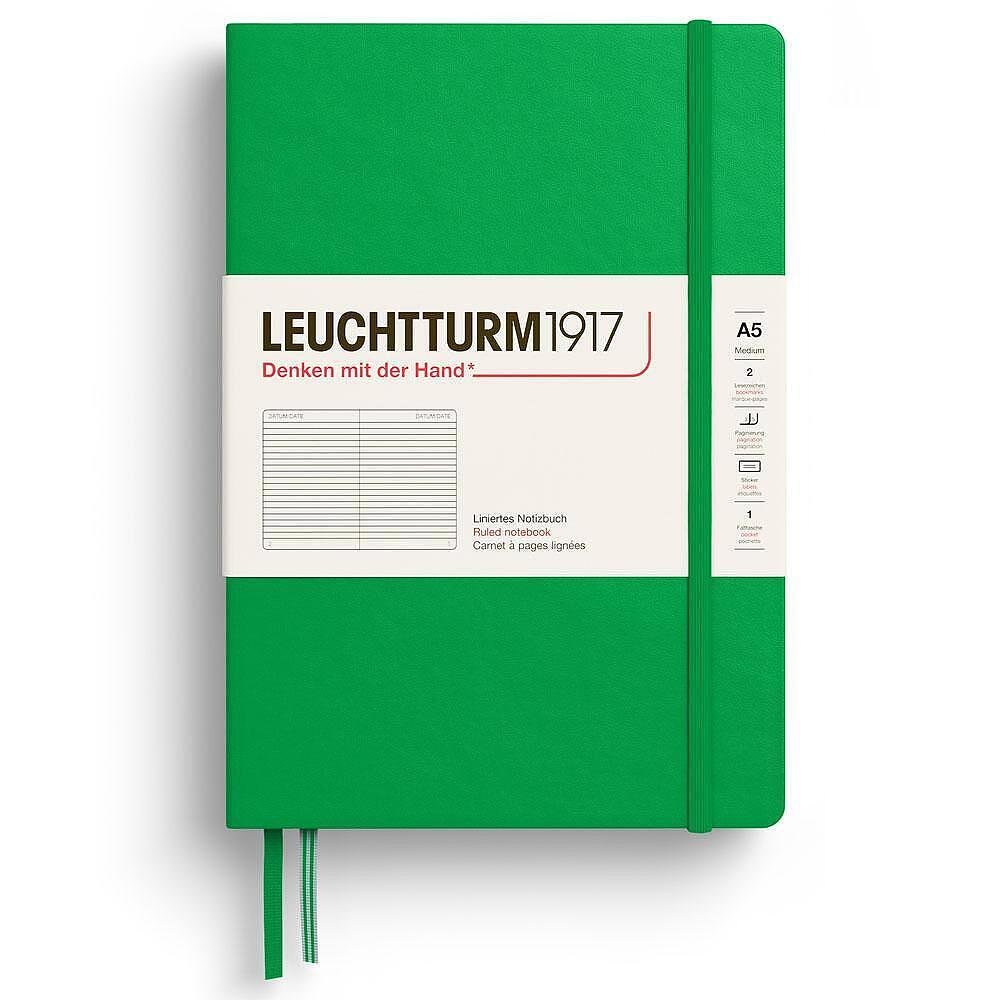 tefter-leuchtturm1917-new-colours-2025-spring-leaf-a5-tvardi-korici-image_673225a13ad0a Тефтер Leuchtturm1917 New Colours 2025 - Spring Leaf, A5, твърди корици, на редове - Image 1