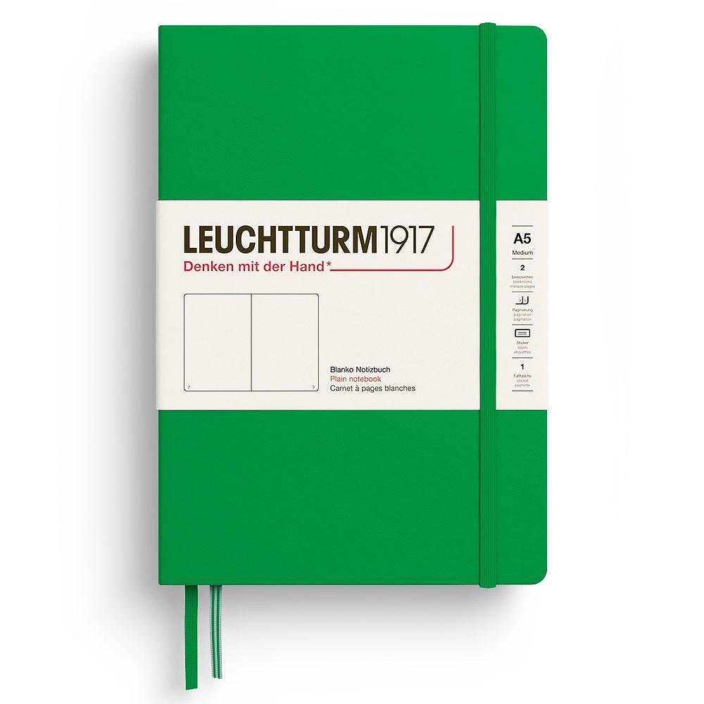 tefter-leuchtturm1917-new-colours-2025-spring-leaf-a5-tvardi-korici-na-tocki-copy-67ea76c9c57cd Тефтер Leuchtturm1917 New Colours 2025 -Spring Leaf, A5, твърди корици, изчистени страници - Image 1