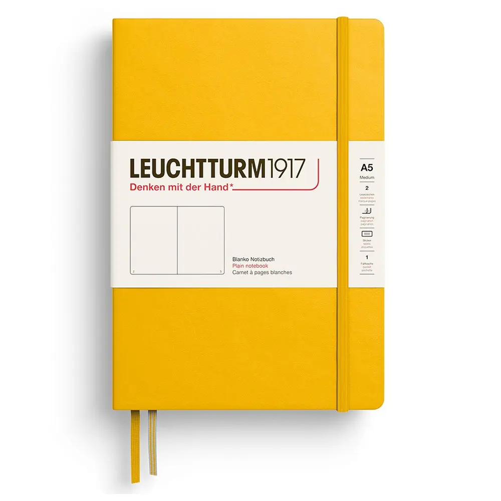 tefter-leuchtturm1917-new-colours-2026-sunflower-a5-tvardi-korici-liniran-68f8b12224bf2 Тефтер Leuchtturm1917 New Colours 2026 - Sunflower, A5, твърди корици, нелиниран - Image 1