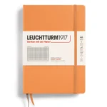Тефтер Leuchtturm1917 New Colours - Apricot, A5, твърди корици, на квадратчета