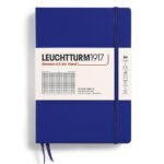 Тефтер Leuchtturm1917 New Colours - Ink, A5, твърди корици, на квадратчета