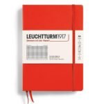 Тефтер Leuchtturm1917 New Colours - Lobster, A5, твърди корици, на квадратчета