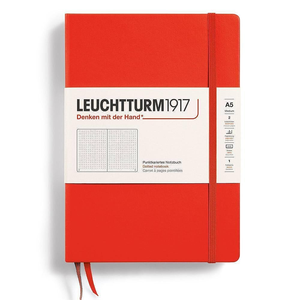 tefter-leuchtturm1917-new-colours-lobster-a5-tvardi-korici-na-tocki-664dbf67133f2 Тефтер Leuchtturm1917 New Colours - Lobster, A5, твърди корици, на точки - Image 1