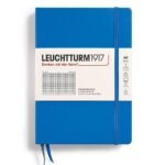 Тефтер Leuchtturm1917 New Colours - Sky, A5, твърди корици, на квадратчета