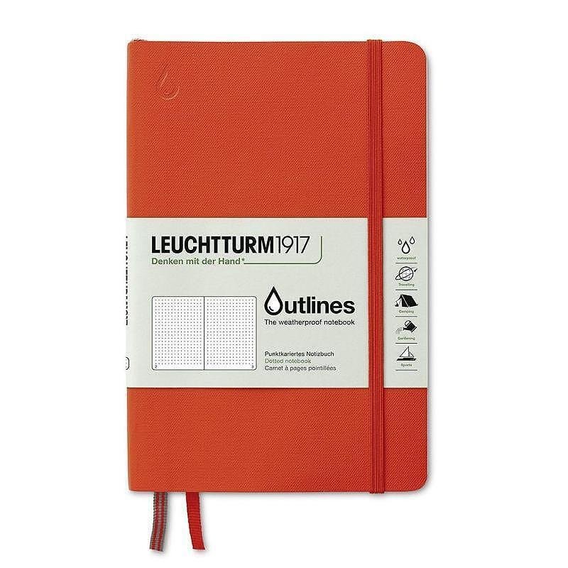 tefter-leuchtturm1917-outlines-b6-na-tocki-oranzev-meki-korici-vodoustojciv-image_6500269bd5168 Тефтер Leuchtturm1917 - Outlines, B6+, на точки, оранжев, меки корици, водоустойчив - Image 1