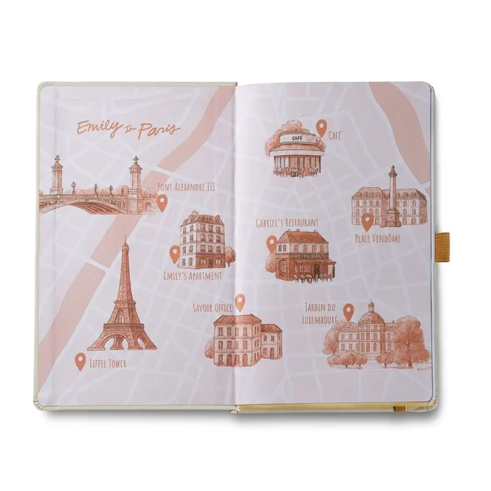 Тефтер Sheaffer - Emily in Paris, А5, линиран, бежов - Image 5