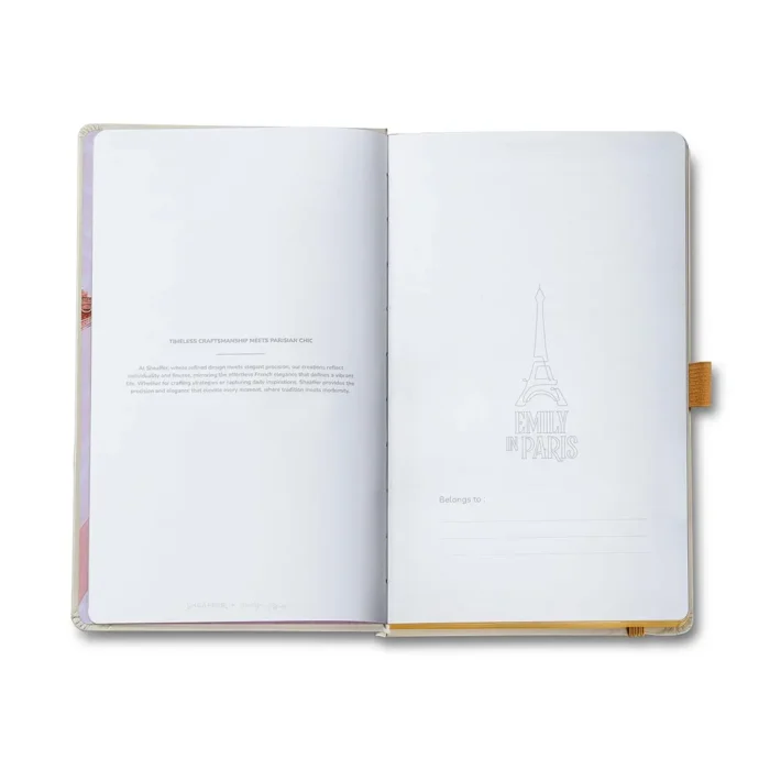 Тефтер Sheaffer - Emily in Paris, А5, линиран, бежов - Image 6