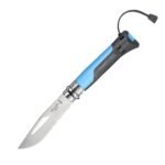Туристически сгъваем нож Opinel №8 Outdoor Soft Blue, острие 8.5см