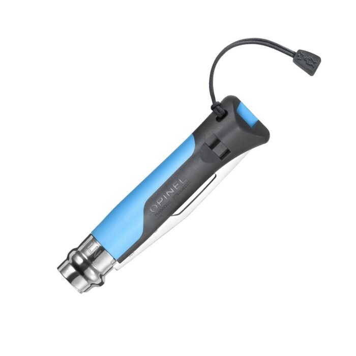 Туристически сгъваем нож Opinel №8 Outdoor Soft Blue, острие 8.5см - Image 3