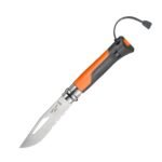 Туристически сгъваем нож Opinel №8 Outdoor Soft Orange, острие 8.5 см