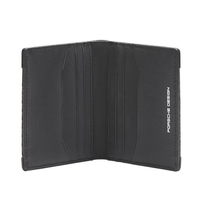 Вертикален малък портфейл Porsche Design - Carbon 6CC, с RFID защита, черен - Image 2