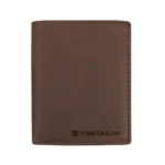 Вертикален мъжки портфейл Tom Tailor - Ron High Form, RFID защита, кафяв