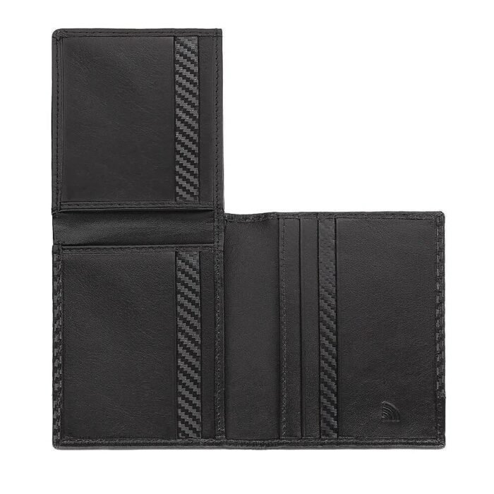 Вертикален мъжки портфейл Zippo -  Carbon, RFID защита, черен - Image 3