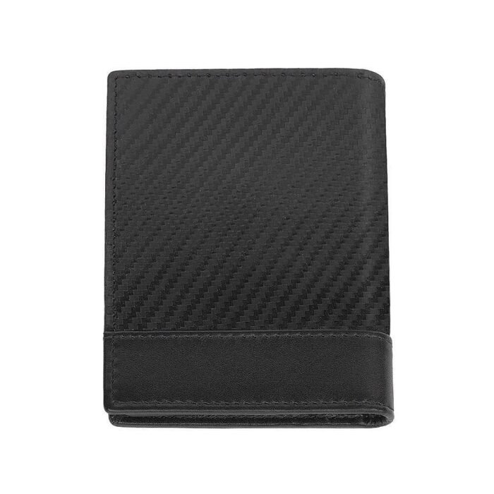 Вертикален мъжки портфейл Zippo -  Carbon, RFID защита, черен - Image 4