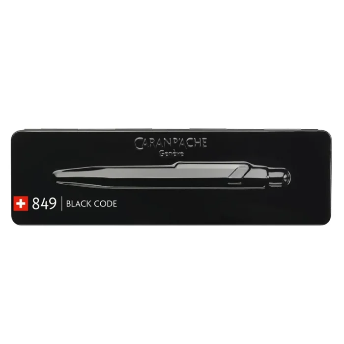 Химикалка Caran d'Ache 849 - Black Code - Image 4
