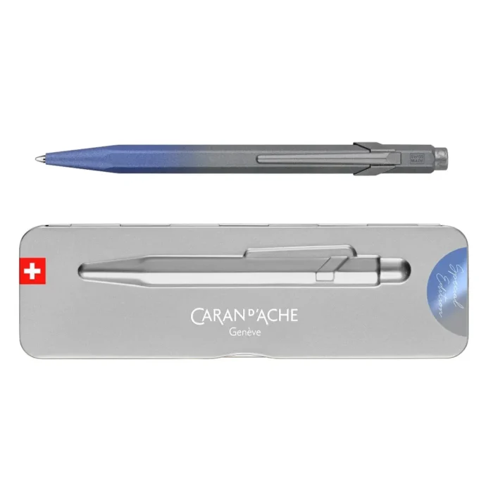 Химикалка Caran d'Ache 849 Claim Your Style Special Edition - Stormy Blue - Image 3