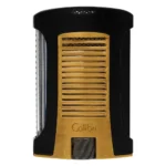 Запалка Colibri - Daytona II, единичен Jet пламък, черна-златиста - Image 3