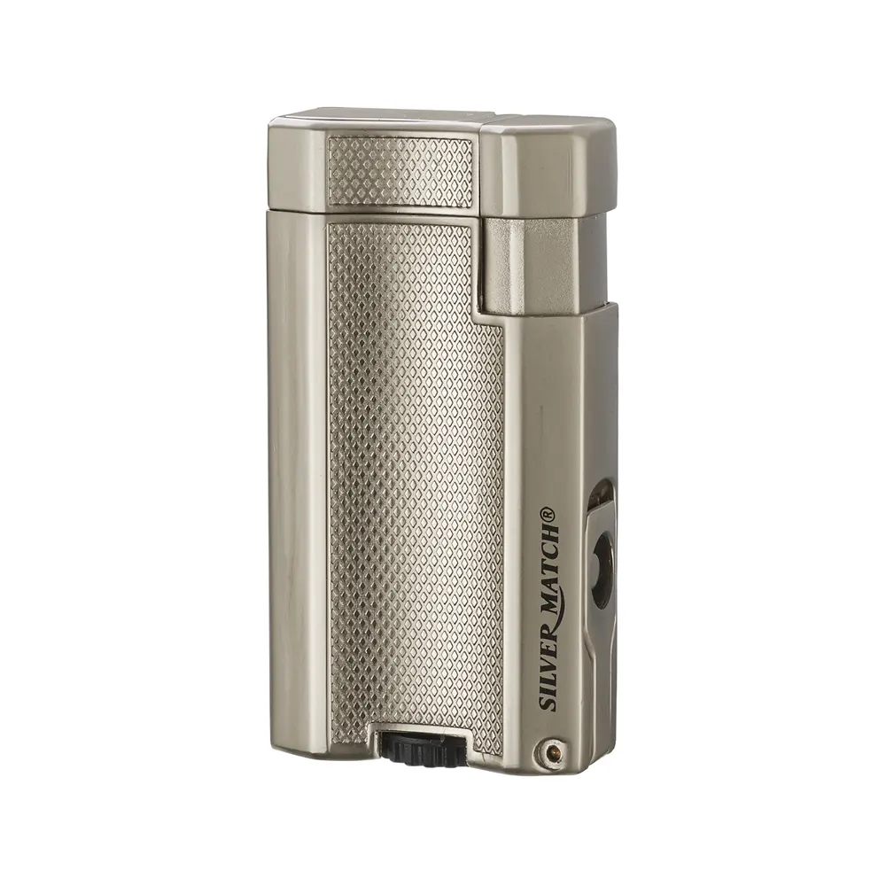 zapalka-silver-match-beige-s-panc-i-postavka-za-pura-65ae1b9dc5dc5 Запалка Silver Match - Beige, с пънч и поставка за пура - Image 1
