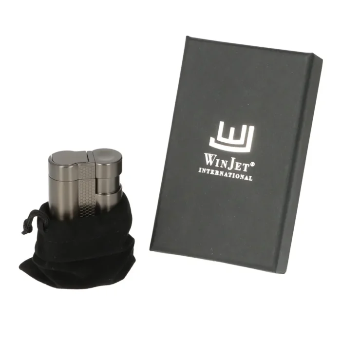Запалка Winjet - Carlton, с вграден пънч за пури, тъмносива - Image 3