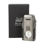 Запалка Winjet - Gunmetal, с вградени пънч, резачка и поставка за пури - Image 5