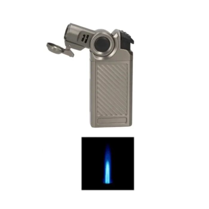 Запалка Winjet - Matt Gunmetal, с вградени пънч и резачка за пури - Image 3