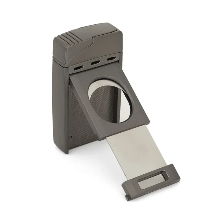 Запалка WinJet - Premium Anthracite, с вградена резачка за пури, сива - Image 2