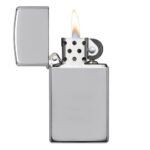 Запалка Zippo 1610 Polished Chrome, Slim - Image 2
