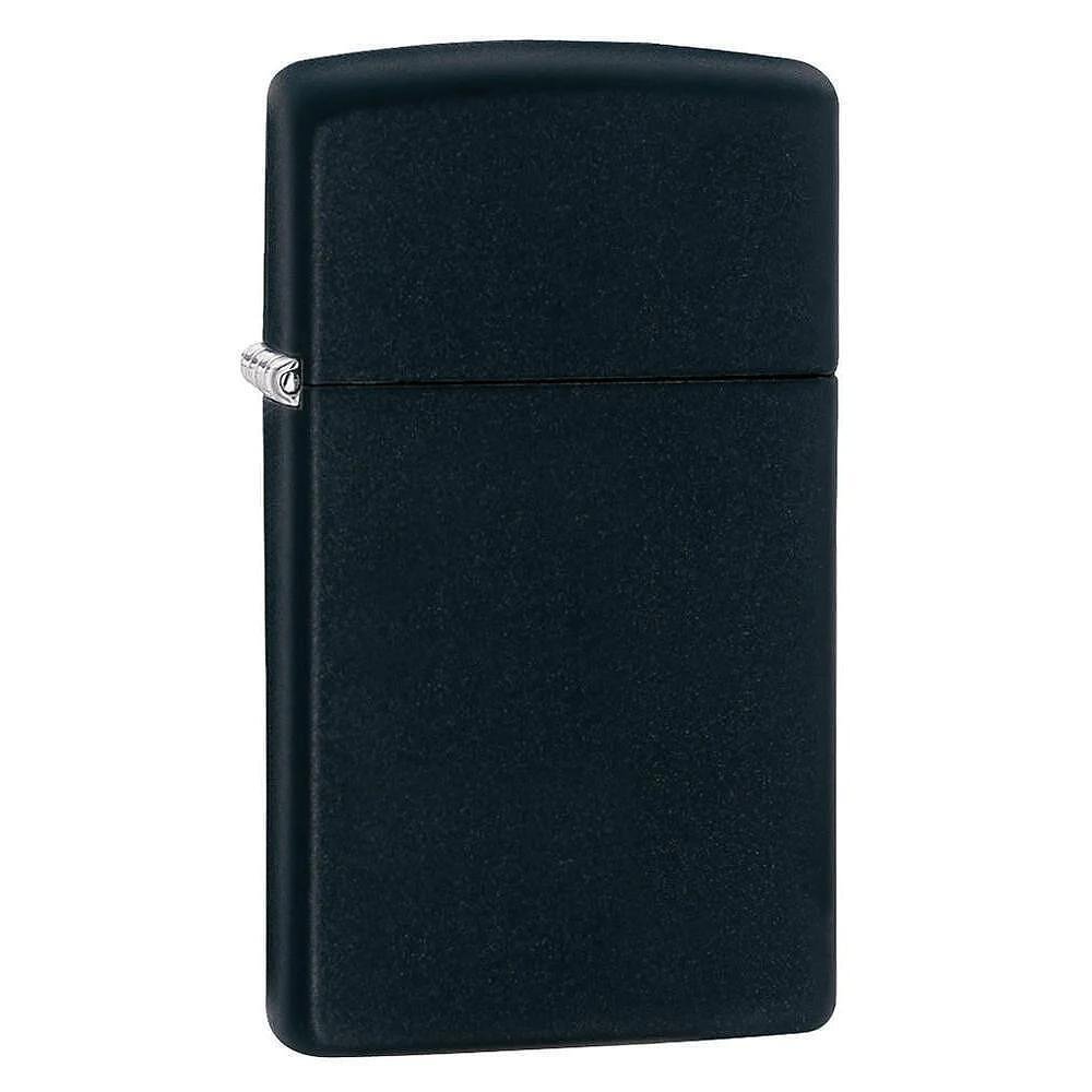 Запалка Zippo 1618 Black Matte Slim Запалка Zippo 1618 Black Matte Slim - Image 1