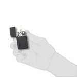 Запалка Zippo 1618 Black Matte Slim - Image 4