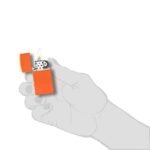 Запалка Zippo 1631 Slim Orange Matte - Image 3