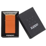 Запалка Zippo 1631 Slim Orange Matte - Image 4