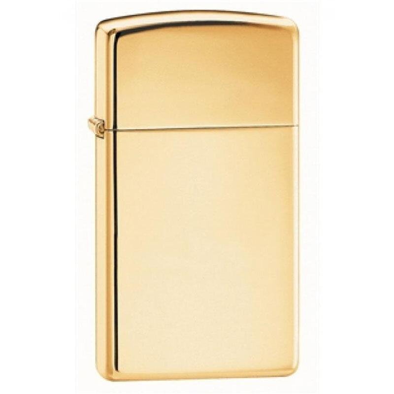 Запалка Zippo 1654B Polished Brass, Slim Запалка Zippo 1654B Polished Brass, Slim - Image 1