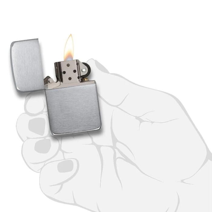 Запалка Zippo 1941 Replica Brushed Chrome - Image 3