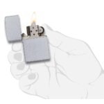 Запалка Zippo 205 Satin Chrome - Image 3