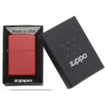 Запалка Zippo 233 Red Matte - Image 4