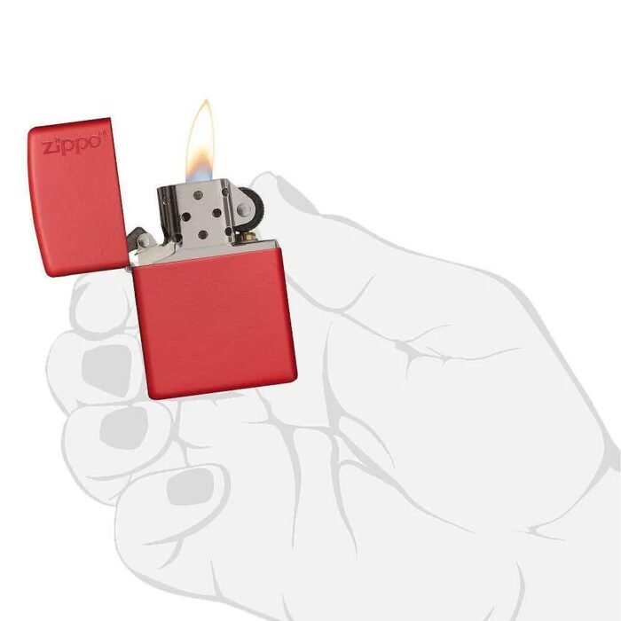 Запалка Zippo 233ZL Red Matte - Image 4