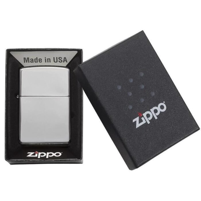 Запалка Zippo 250 High Polish Chrome - Image 5