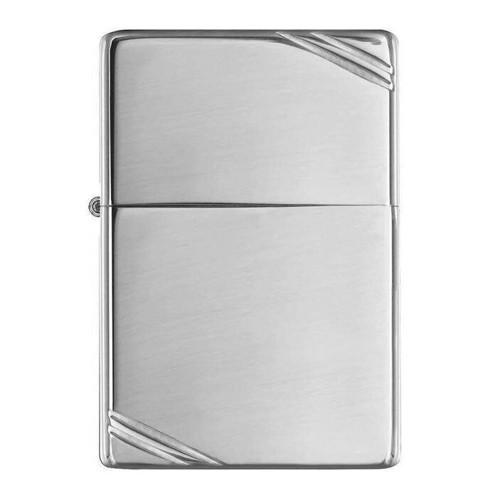 Запалка Zippo 260 - High Polish Chrome Vintage with Slashes - Image 2